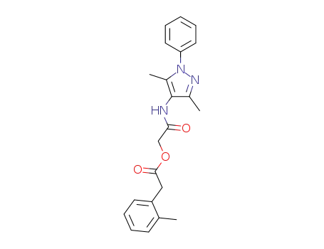 2-((3,5-dimethyl-1-phenyl-1H-pyrazol-4-yl)amino)-2-oxoethyl 2-(o-tolyl)acetate