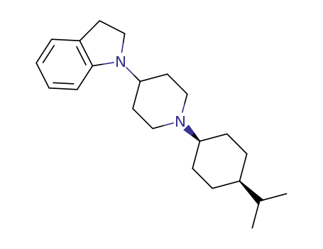 cis-1-(1-(-4-isopropylcyclohexyl)piperidin-4-yl)indoline