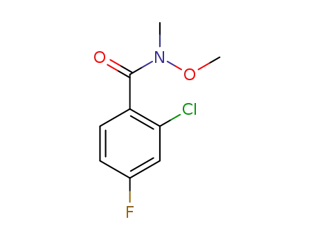 2-chloro-4-fluoro-N-methoxy-N-methylbenzamide