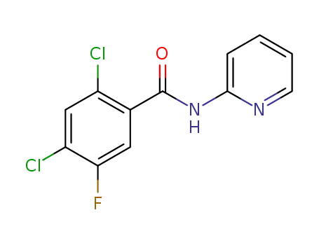 2,4-dichloro-5-fluoro-N-(pyridin-2-yl)benzamide