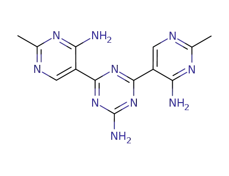 4,6-bis-(4-amino-2-methyl-pyrimidin-5-yl)-[1,3,5]triazin-2-ylamine