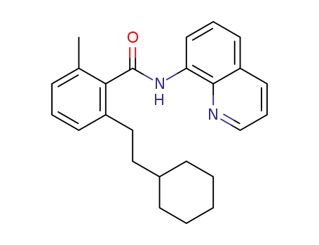 2-(2-cyclohexylethyl)-6-methyl-N-(quinolin-8-yl)benzamide