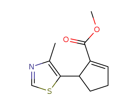 methyl 5-(4-methylthiazol-5-yl)cyclopent-1-enecarboxylate