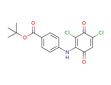 tert-butyl 4-(2,4-dichloro-3,6-dioxocyclohexa-1,4-dienylamino)benzoate