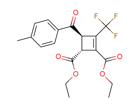 diethyl 4-(4-methylbenzoyl)-3-(trifluoromethyl)cyclobut-2-ene-1,2-dicarboxylate