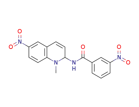 N-(1-methyl-6-nitro-1,2-dihydroquinolin-2-yl)-3-nitrobenzamide