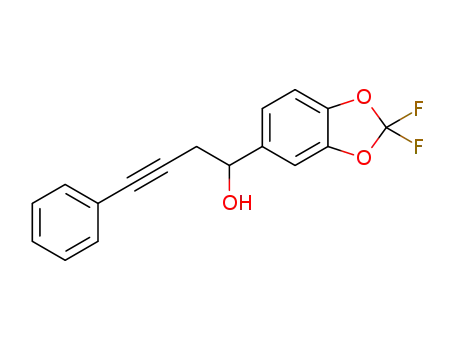 1-(2,2-difluorobenzo[d][1,3]dioxol-5-yl)-4-phenylbut-3-yn-1-ol