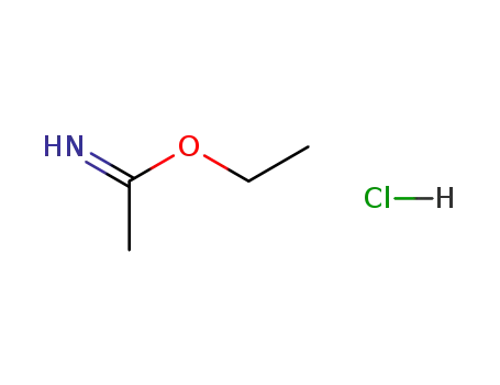 Molecular Structure of 2208-07-3 (Ethyl acetimidate hydrochloride)