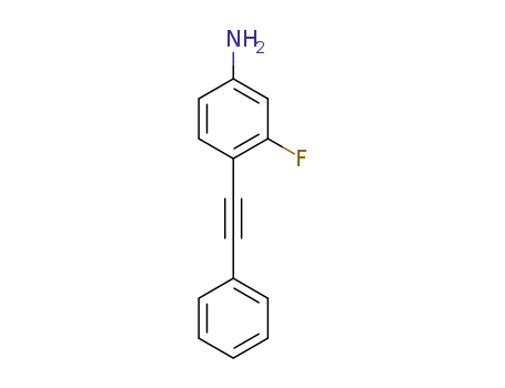 3-fluoro-4-(phenylethynyl)aniline