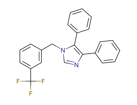 4,5-diphenyl-1-(3-(trifluoromethyl)benzyl)-1H-imidazole