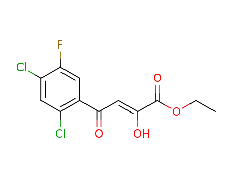 ethyl (Z)-4-(2,4-dichloro-5-fluorophenyl)-2-hydroxy-4-oxobut-2-enoate