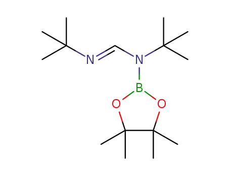 (E)-N,N′-di-tert-butyl-N-(4,4,5,5-tetramethyl-1,3,2-dioxaborolan-2-yl)formimidamide