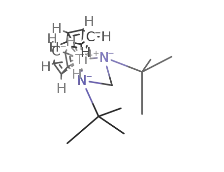 (cyclopentadienyl)2Ti(κ2-tBuNCNtBu)