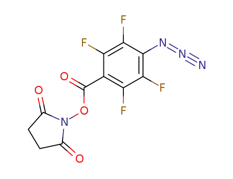 Molecular Structure of 126695-58-7 (4-Azido-2,3,5,6-tetrafluorobenzoicacid)