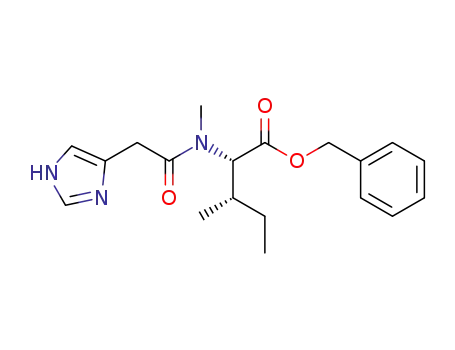 (2S,3S)-2-[(2-1H-imidazol-4-ylacetyl)methylamino]-3-methylpentanoic acid benzyl ester