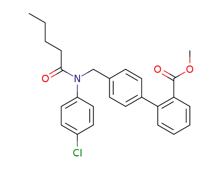 methyl 4′-((N-(4-chlorophenyl)pentanamido)methyl)[1,1′-biphenyl]-2-carboxylate