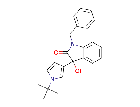 1-benzyl-3-(1-(tert-butyl)-1H-pyrrol-3-yl)-3-hydroxyindolin-2-one