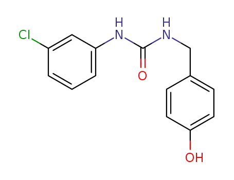 1-(3-chlorophenyl)-3-(4-hydroxybenzyl)urea