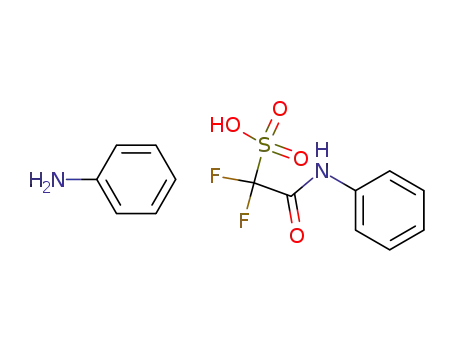 difluoro-phenylcarbamoyl-methanesulfonic acid ; compound with aniline