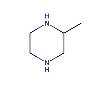 Molecular Structure of 109-07-9 (2-Methylpiperazine)