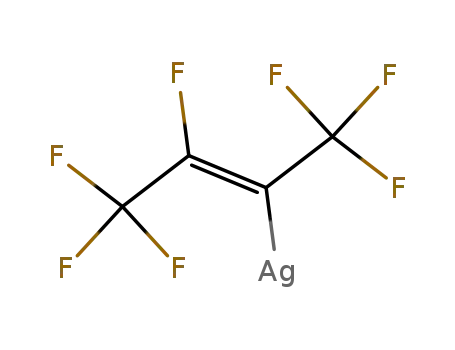 trans-perfluoro-1-methylpropenylsilver