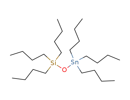 Tri-n-butyl-tri-n-butyl-siloxy-zinn