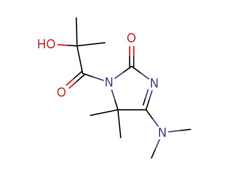 5-(Dimethylamino)-3,4-dihydro-3-(2'-hydroxy-2'-methylpropionyl)-4,4-dimethyl-2H-imidazol-2-on