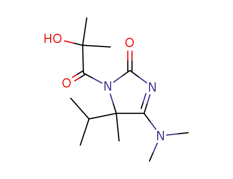 5-(Dimethylamino)-3,4-dihydro-4-isopropyl-4-methyl-3-(2-hydroxy-2-methylpropanoyl)-2H-imidazol-2-on