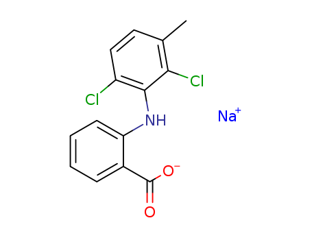 Benzoic acid,2-[(2,6-dichloro-3-methylphenyl)amino]-, sodium salt (1:1)(6385-02-0)