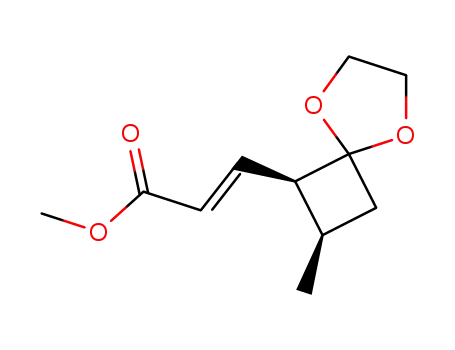 Methyl (cis,E)-3-(2-Methyl-5,8-dioxaspiro<3.4>oct-1-yl)-2-propenoate