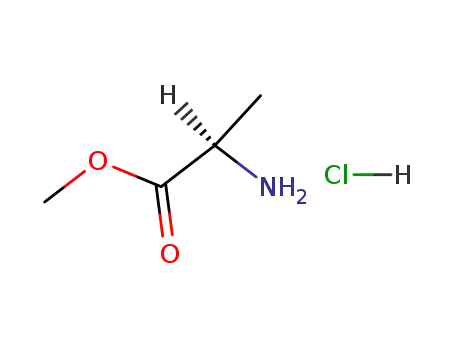 Molecular Structure of 14316-06-4 (D-Alanine Methyl Ester Hydrochloride)