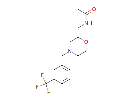 Acetamide,
N-[[4-[[3-(trifluoromethyl)phenyl]methyl]-2-morpholinyl]methyl]-