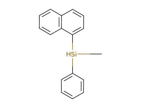 Molecular Structure of 1025-09-8 (Silane, methyl-1-naphthalenylphenyl-, (S)-)