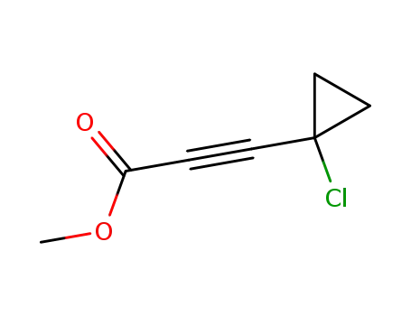 methyl 3-<1'-chlorocyclopropyl>propiolate
