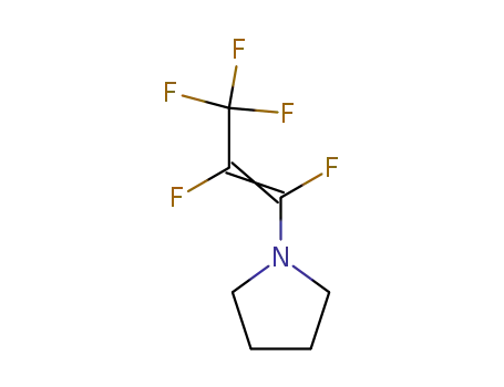 1-((E)-Pentafluoro-propenyl)-pyrrolidine