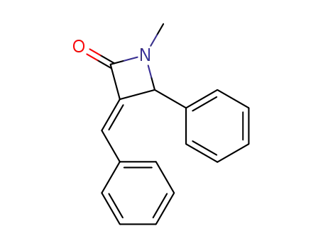 (E)-3-benzylidene-1-methyl-4-phenyl-2-azetidinone