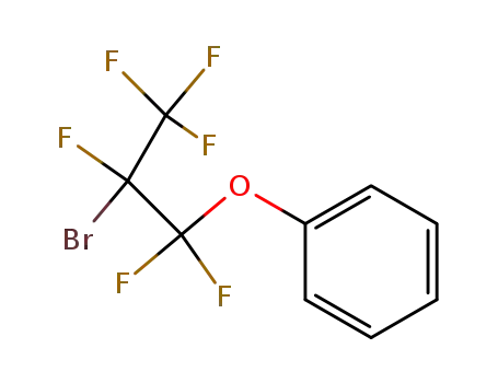 Molecular Structure of 95519-57-6 (Benzene, (2-bromo-1,1,2,3,3,3-hexafluoropropoxy)-)