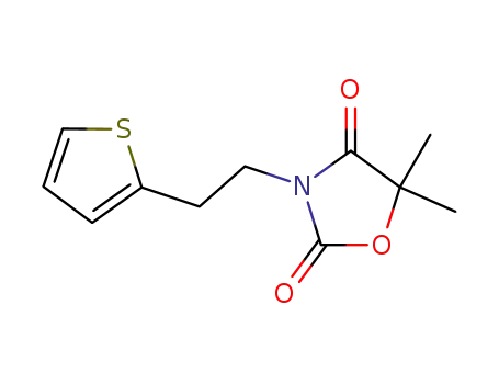 5,5-Dimethyl-3-(2-thiophen-2-yl-ethyl)-oxazolidine-2,4-dione