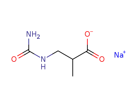 Sodium; 2-methyl-3-ureido-propionate