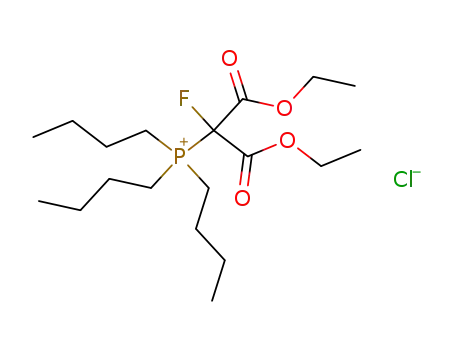 (Bis-ethoxycarbonyl-fluoro-methyl)-tributyl-phosphonium; chloride