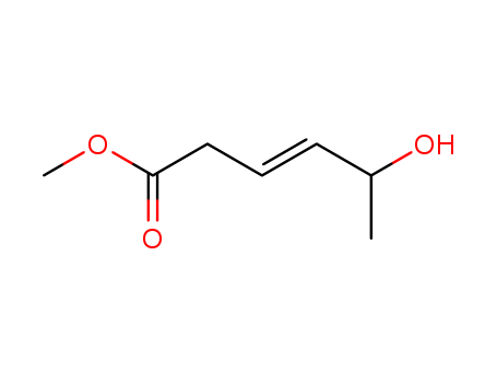 3-Hexenoic acid, 5-hydroxy-, methyl ester, (E)-