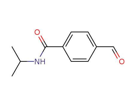 Molecular Structure of 13255-50-0 (4-CARBOXALDEHYDE-N-ISOPROPYLBENZAMIDE)
