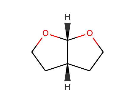 Molecular Structure of 123703-40-2 (Furo[2,3-b]furan, hexahydro-, cis-)