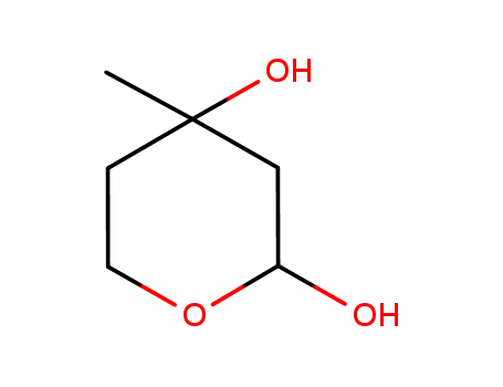 Molecular Structure of 99720-12-4 (2H-Pyran-2,4-diol, tetrahydro-4-methyl-)