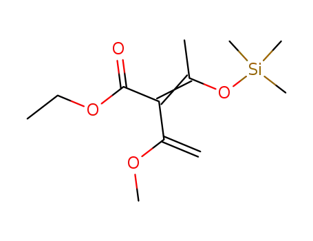 ethyl 2-(1'-methoxyethenyl)-3-trimethylsilyloxybut-2-enoate