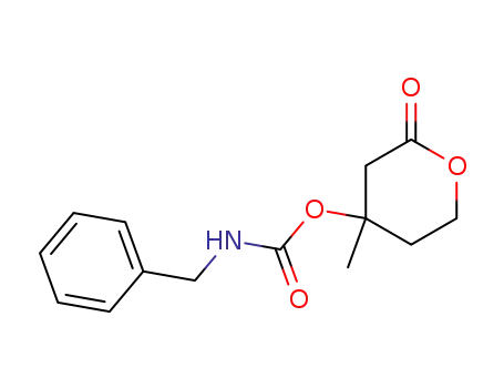 Benzyl-carbamic acid 4-methyl-2-oxo-tetrahydro-pyran-4-yl ester