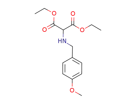 diethyl 2-((4-methoxybenzyl)amino)malonate