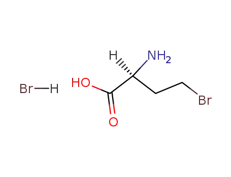 Molecular Structure of 15159-65-6 (L(+)-2-Amino-4-bromobutyric acid hydrobromide)