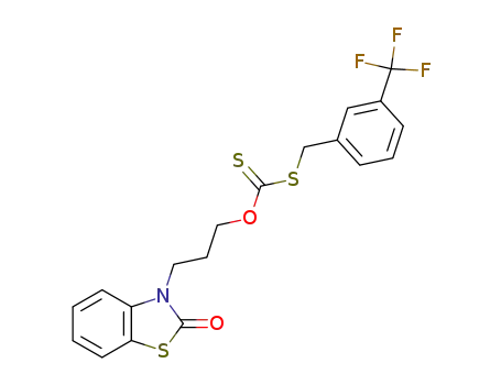 Dithiocarbonic acid O-[3-(2-oxo-benzothiazol-3-yl)-propyl] ester S-(3-trifluoromethyl-benzyl) ester