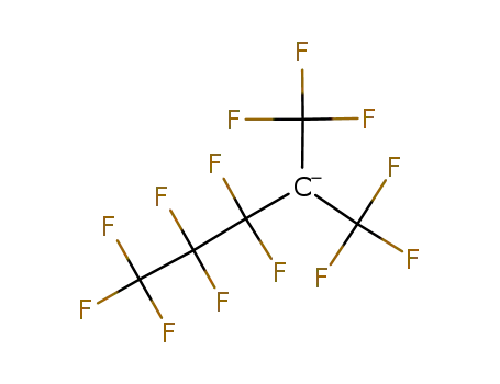 perfluorobis(methyl)propylmethyl carbanion
